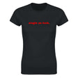 SINGLE AS FUCK. - WOMEN'S TEE – Black