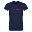 SINGLE AS FUCK. - WOMEN'S TEE – Navy