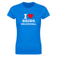 I LOVE BEING DELUSIONAL - WOMEN'S TEE – Royal