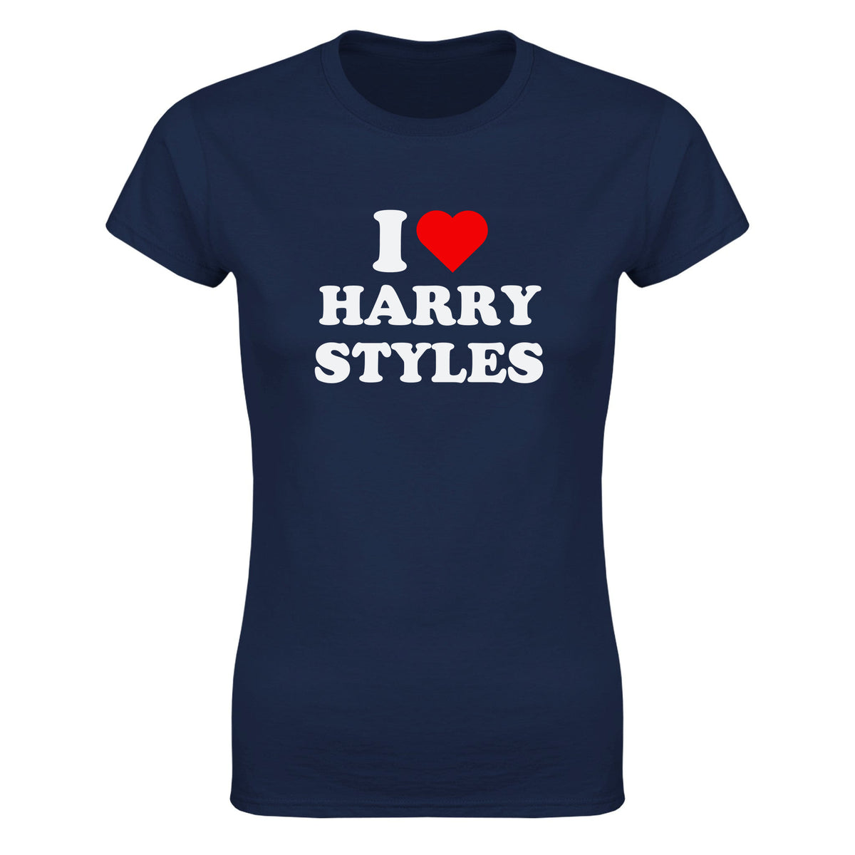 I LOVE HARRY STYLES - WOMEN'S TEE – Navy