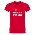 I LOVE HARRY STYLES - WOMEN'S TEE – Red