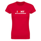 I LOVE MY SITUATIONSHIP - WOMEN'S TEE – Red