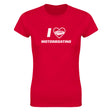 I LOVE MOTORBOATING - WOMEN'S TEE – Red