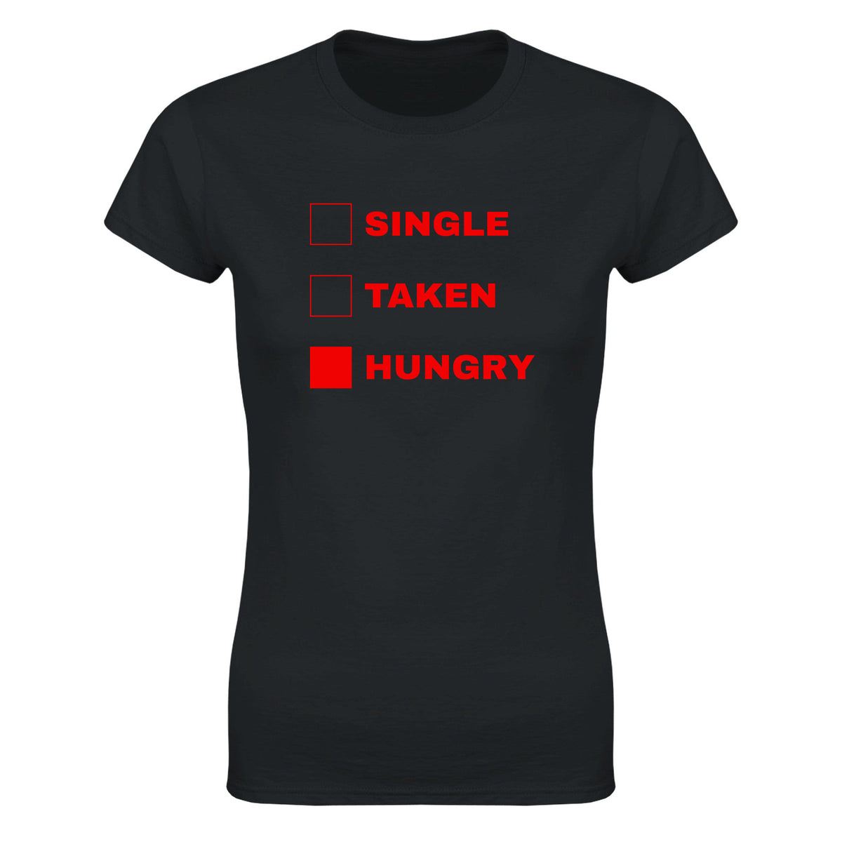 HUNGRY - WOMEN'S TEE – Black