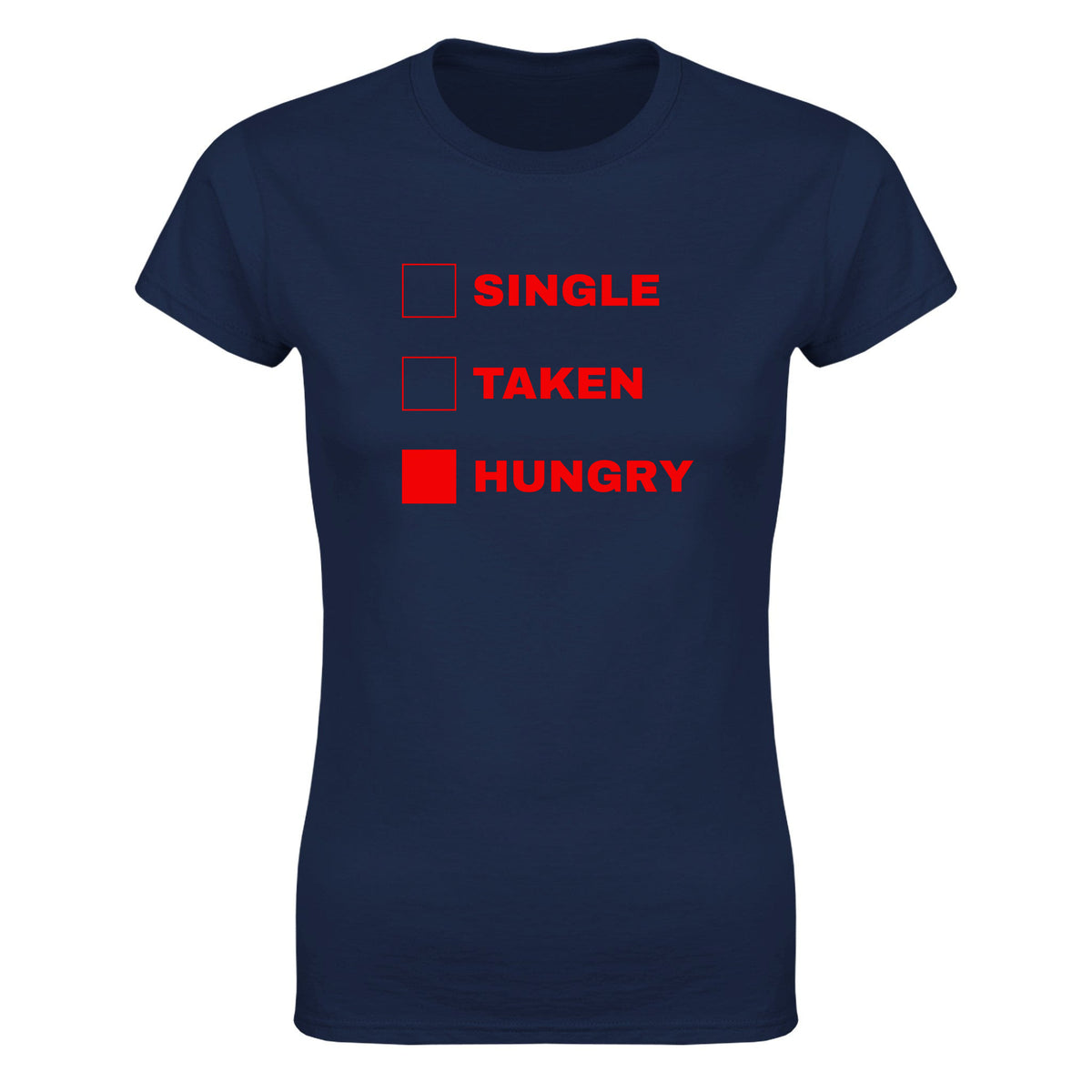HUNGRY - WOMEN'S TEE – Navy