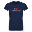 I LOVE PATHETIC MEN - WOMEN'S TEE – Navy