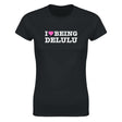 I LOVE BEING DELULU - WOMEN'S TEE – Black
