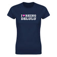 I LOVE BEING DELULU - WOMEN'S TEE – Navy
