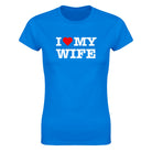 I LOVE MY WIFE - WOMEN'S TEE – Royal