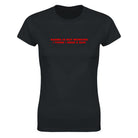 KARMA IS NOT WORKING I THINK I NEED A GUN - WOMEN'S TEE – Black