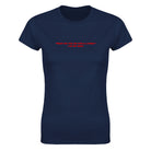 "WHAT DO YOU DO FOR A LIVING? "I DO MY BEST - WOMEN'S TEE – Navy