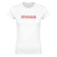 PEOPLE FALL IN LOVE I FALL INTO PROBLEMS - WOMEN'S TEE – White