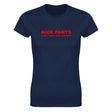 NICE PANTS CAN I TEST THE ZIPPER? - WOMEN'S TEE – Navy
