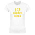 I LOVE SURFER GIRLS - WOMEN'S TEE – White