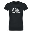 I LOVE CAR GUYS - WOMEN'S TEE – Black