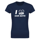 I LOVE CAR GUYS - WOMEN'S TEE – Navy