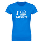 I LOVE CAR GUYS - WOMEN'S TEE – Royal