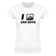 I LOVE CAR GUYS - WOMEN'S TEE – White
