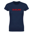 I'M NOT MAD THIS IS JUST HOW I LOOK. - WOMEN'S TEE – Navy