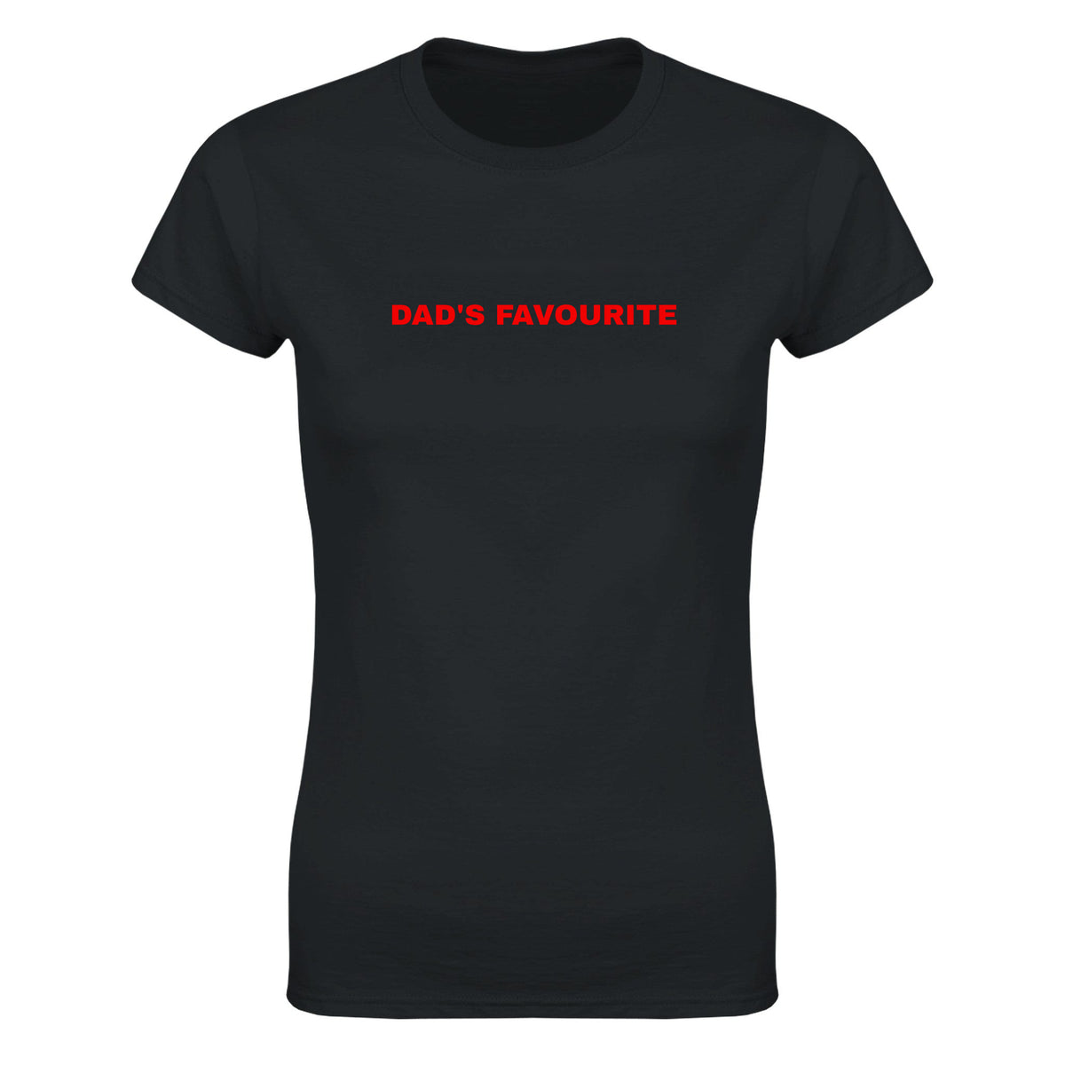 DAD'S FAVOURITE - WOMEN'S TEE – Black