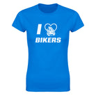 I LOVE BIKERS - WOMEN'S TEE – Royal