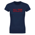 ALL THIS(AND BRAINS TOO) - WOMEN'S TEE – Navy