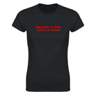 SEDUCER OF MEN LOVER OF NONE - WOMEN'S TEE – Black