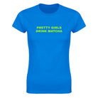 PRETTY GIRLS DRINK MATCHA - WOMEN'S TEE – Royal
