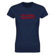 I WISH I HAD MENTAL STABILITY INSTEAD OF THESE PERFECT TITS - WOMEN'S TEE – Navy