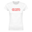 I WISH I HAD MENTAL STABILITY INSTEAD OF THESE PERFECT TITS - WOMEN'S TEE – White