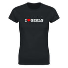 I LOVE GIRLS - WOMEN'S TEE – Black