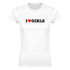 I LOVE GIRLS - WOMEN'S TEE – White