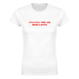 IT'S A FULL TIME JOB BEING A BITCH - WOMEN'S TEE – White