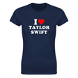I LOVE TAYLOR SWIFT - WOMEN'S TEE – Navy