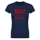 TITS ARE TOO BIG, MIGHT KILL SOMEONE - WOMEN'S TEE – Navy