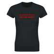 PLAY WITH MY TITS NOT MY HEART - WOMEN'S TEE – Black