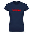 DYSLEXIC WITH TERFECT PITS - WOMEN'S TEE – Navy