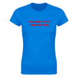 DYSLEXIC WITH TERFECT PITS - WOMEN'S TEE – Royal