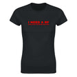 I NEED A BF B-BILLION F-FUCKING DOLLARS - WOMEN'S TEE – Black