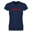 I NEED A BF B-BILLION F-FUCKING DOLLARS - WOMEN'S TEE – Navy