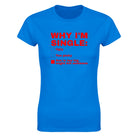 ASS IS TOO BIG, MIGHT KILL SOMEONE - WOMEN'S TEE – Royal