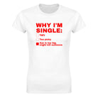 ASS IS TOO BIG, MIGHT KILL SOMEONE - WOMEN'S TEE – White