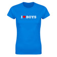 I LOVE BOYS - WOMEN'S TEE – Royal