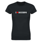 I LOVE BICEPS - WOMEN'S TEE – Black