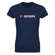 I LOVE BICEPS - WOMEN'S TEE – Navy