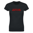 AUTISTIC AND READY TO FUCK - WOMEN'S TEE – Black