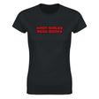 HOT GIRLS READ BOOKS - WOMEN'S TEE – Black