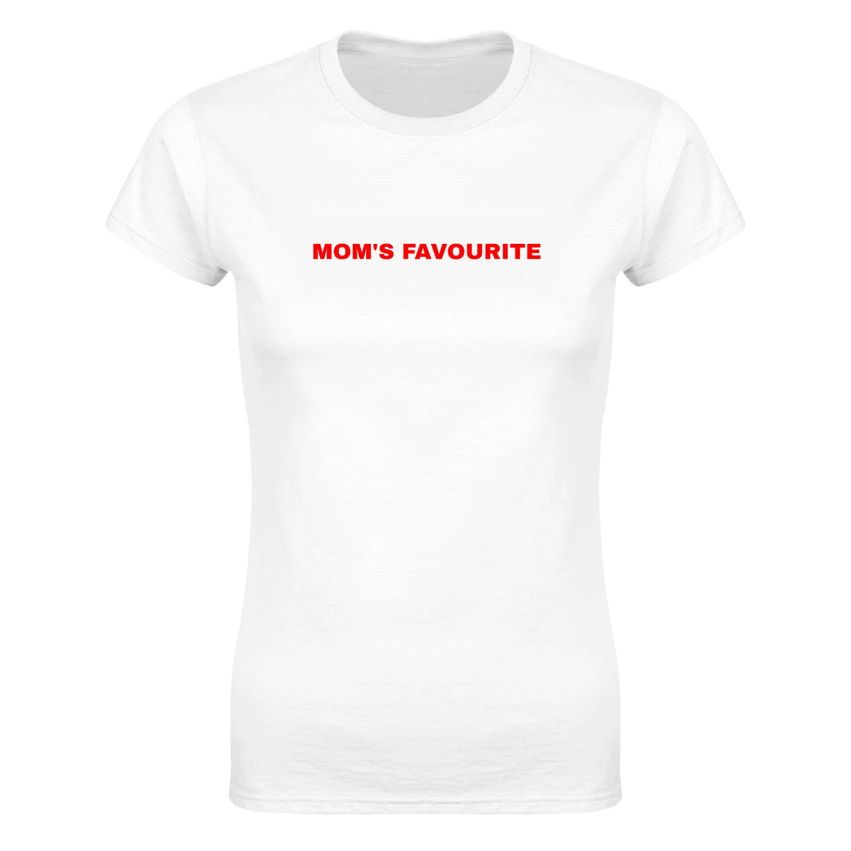 MOM'S FAVOURITE - WOMEN'S TEE – White