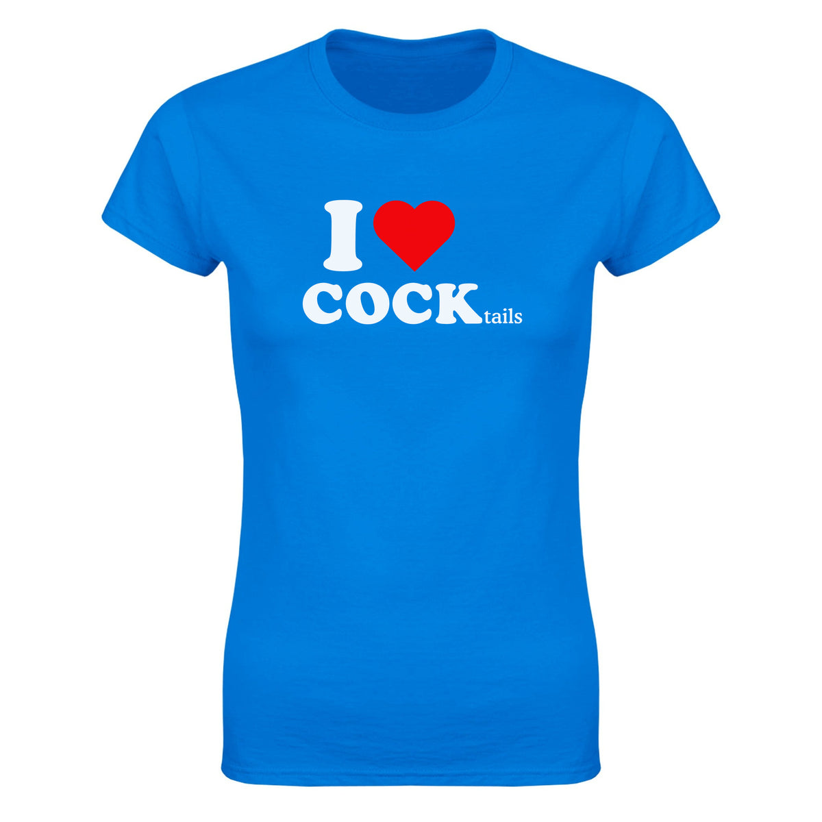 I LOVE COCK (TAILS) - WOMEN'S TEE – Royal