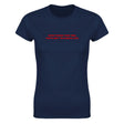 GOOD THINGS TAKE TIME. THAT'S WHY I'M ALWAYS LATE. - WOMEN'S TEE – Navy